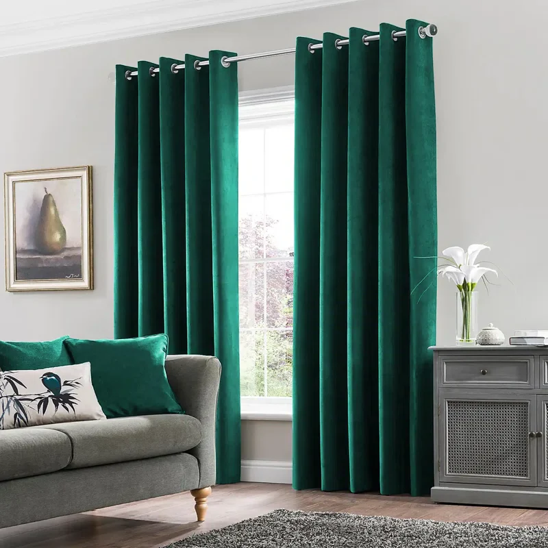  Plain Velvet Curtains