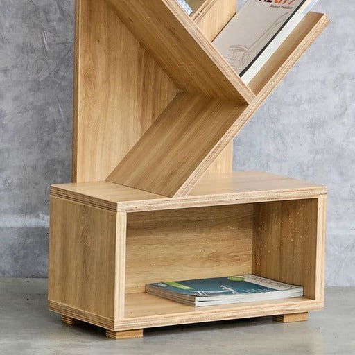 Aesthetic with a Stylish Standing Bookshelf