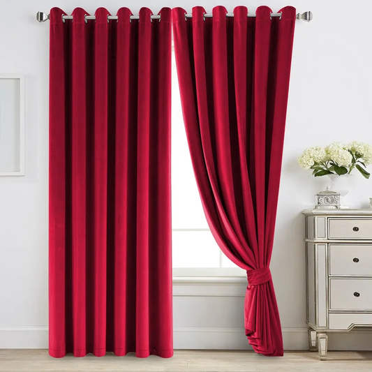  Plain Velvet Curtains