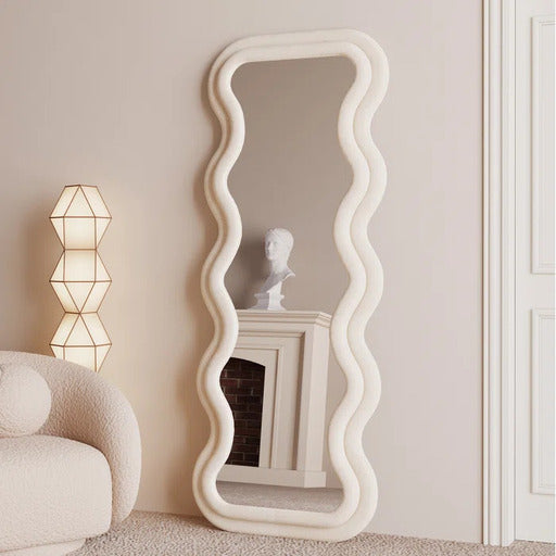 Wavy Standing Mirror