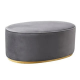 Luxury Oval Ottoman Stool