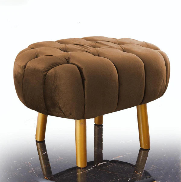 Tufted Ottoman Stool