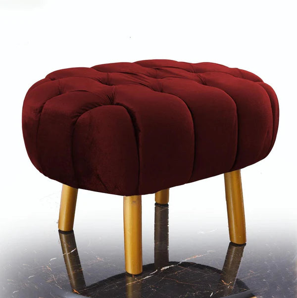 Tufted Ottoman Stool