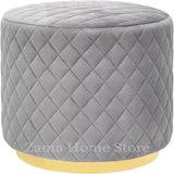 Retro Revival Ottoman Stool