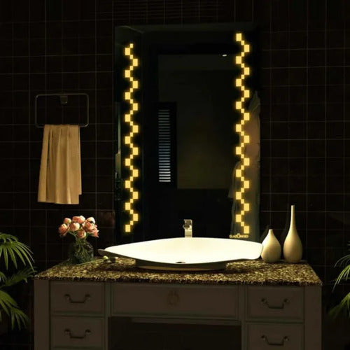 bathroom mirror with lights