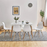 6 Chairs Rectangular Dining Table Set