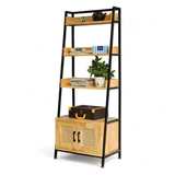 Modern Storage Cabinet with Decorative Shelf