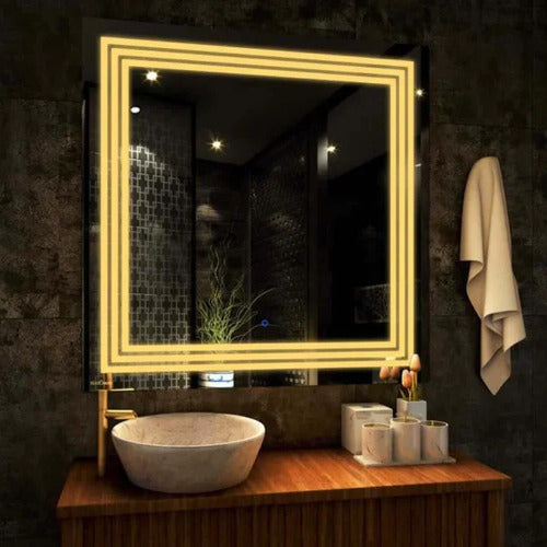 LED bathroom mirror